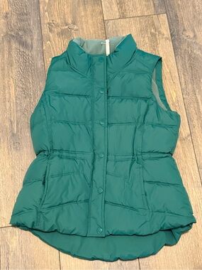 Old Navy Teal Quilted Puffer Vest